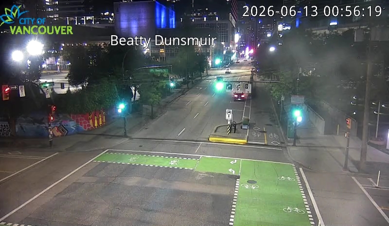 Beatty St and Dunsmuir St - West