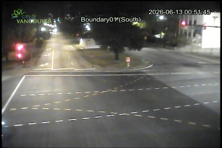 Boundary Road & E 1st Ave - North