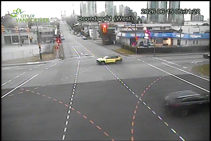 Boundary Road & E 1st Ave - East