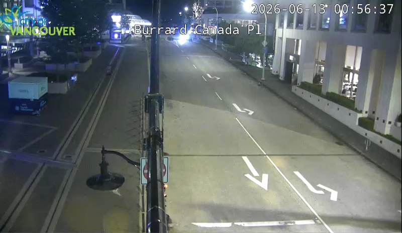Burrard St & Canada Place - East