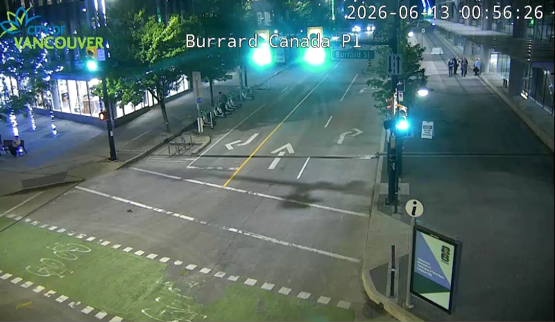Burrard St & Canada Place - West