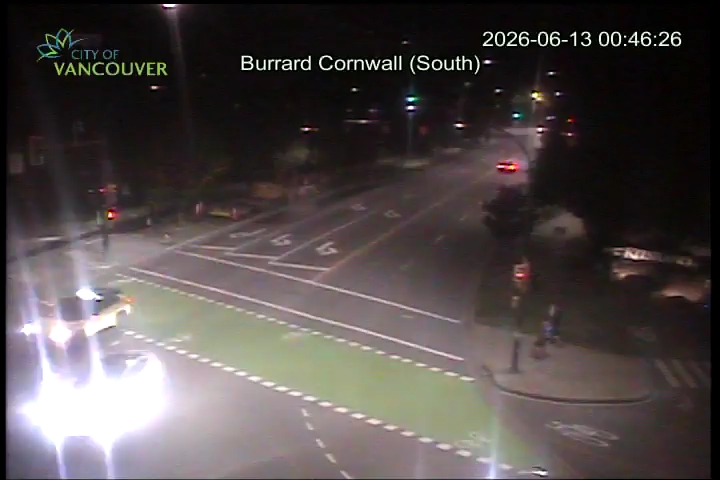 Burrard Bridge - West approach