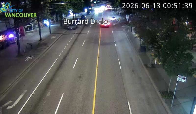 Burrard St & Drake St - S