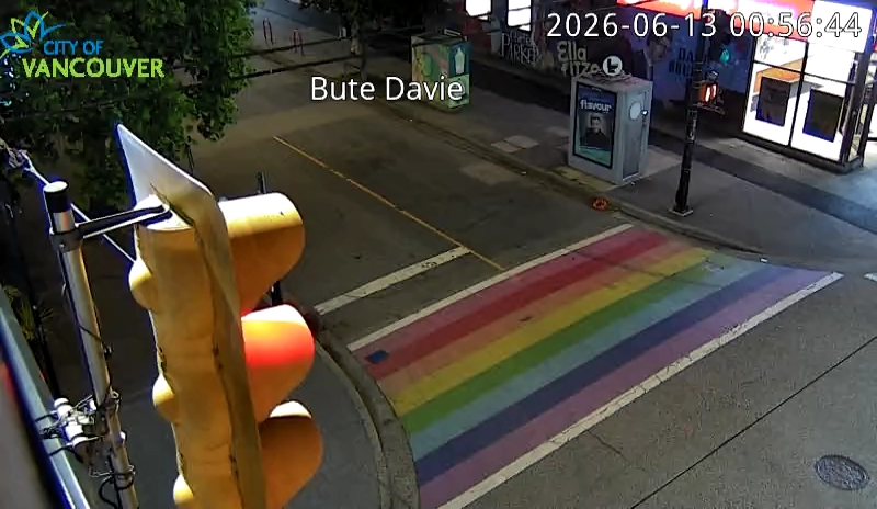 Bute St & Davie St - N