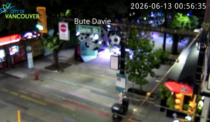 Bute St and Davie St - S