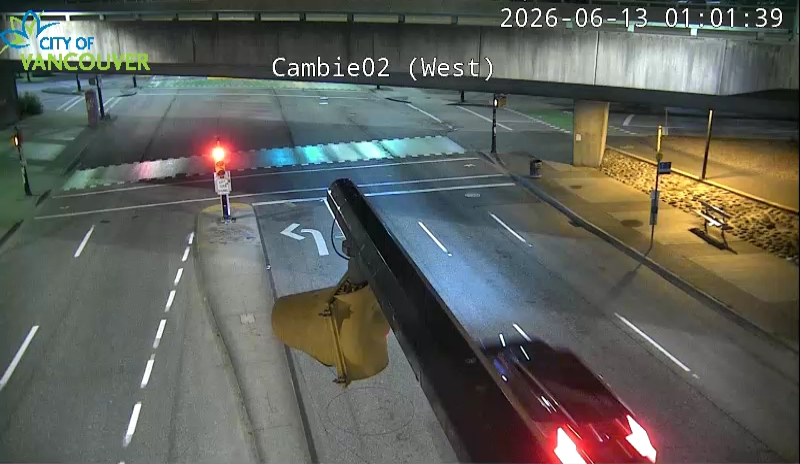 Cambie St & W 2nd Ave - West/East