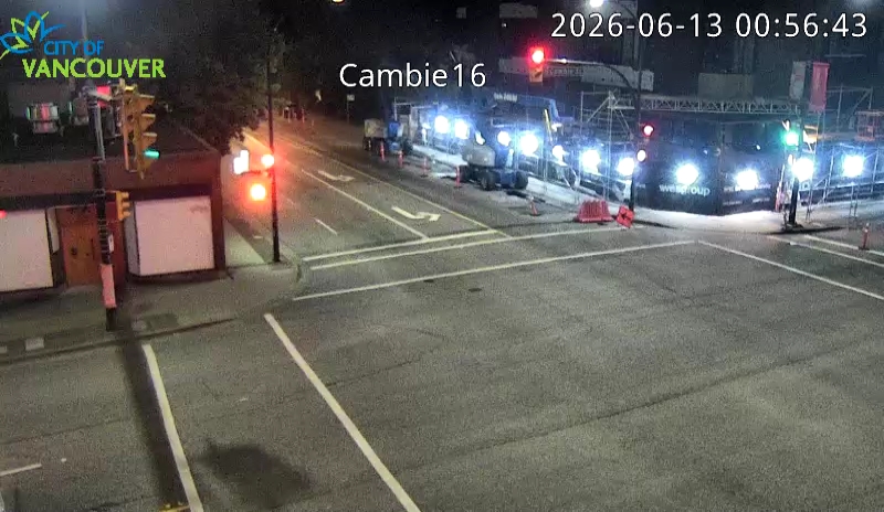 Cambie St and W 16th Ave - East