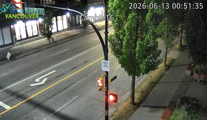 Cambie St and W 16th Ave - West