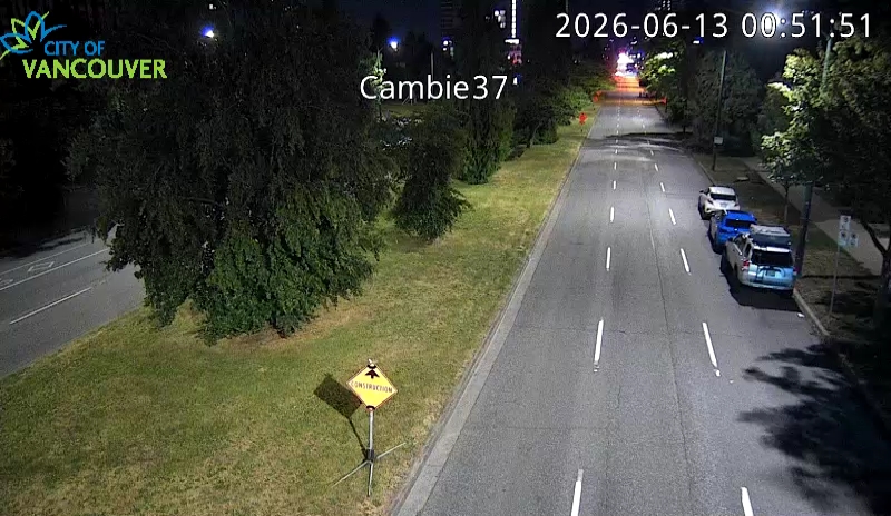 Cambie St & W 37th Ave - S
