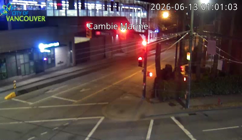 Cambie St & SW Marine Dr - W