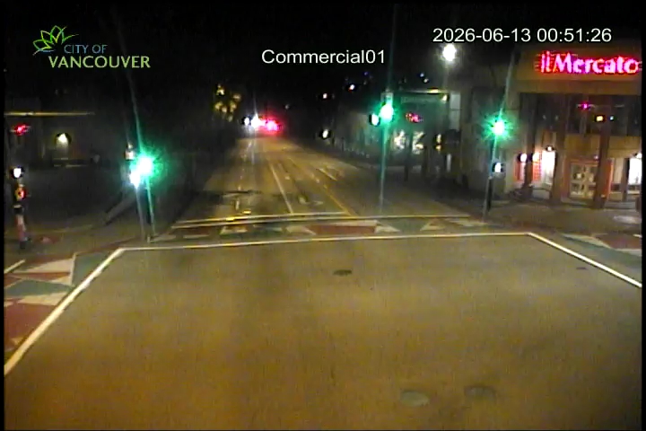 Commercial Dr & E 1st Ave - West