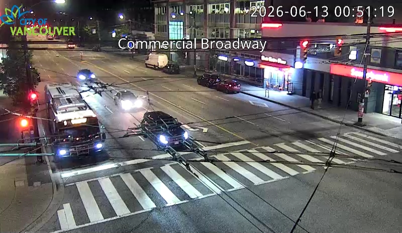 Commercial Dr & E Broadway - West