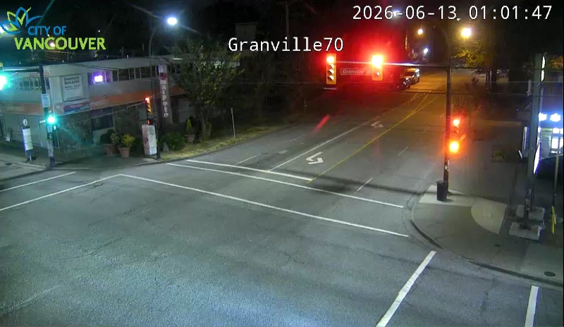 Granville St & W 70th Ave - E