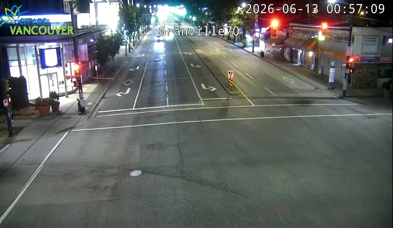 Granville St & W 70th Ave - N