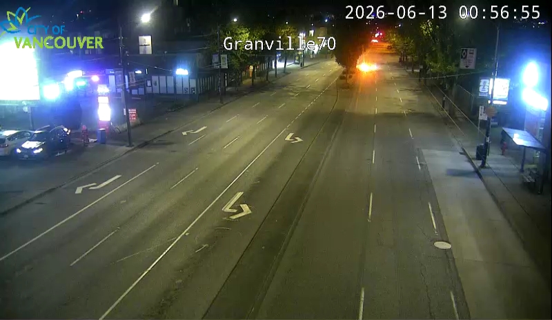 Granville St & W 70th Ave - S