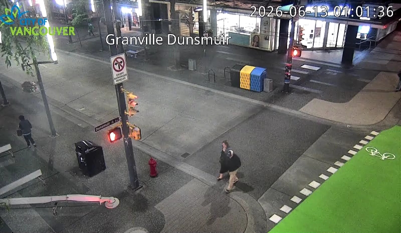 Granville St & Dunsmuir St - North