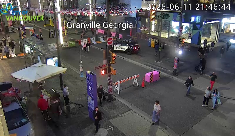 Granville St & E Georgia St - South