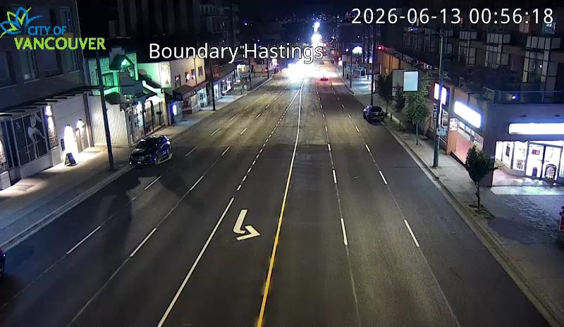 Boundary Rd & E Hastings St - West