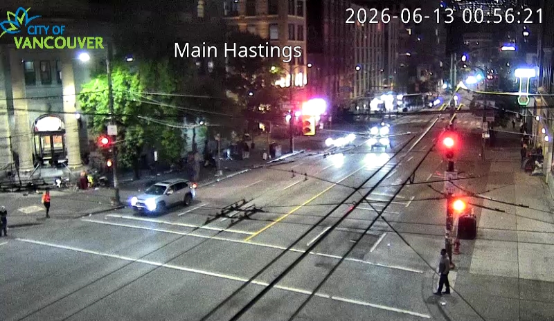 Main St & E Hastings St - West
