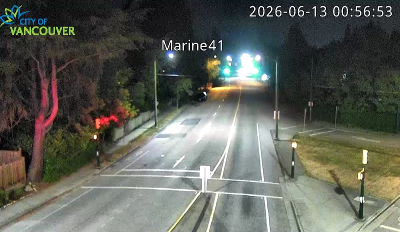 SW Marine Dr and W 41st Ave - East