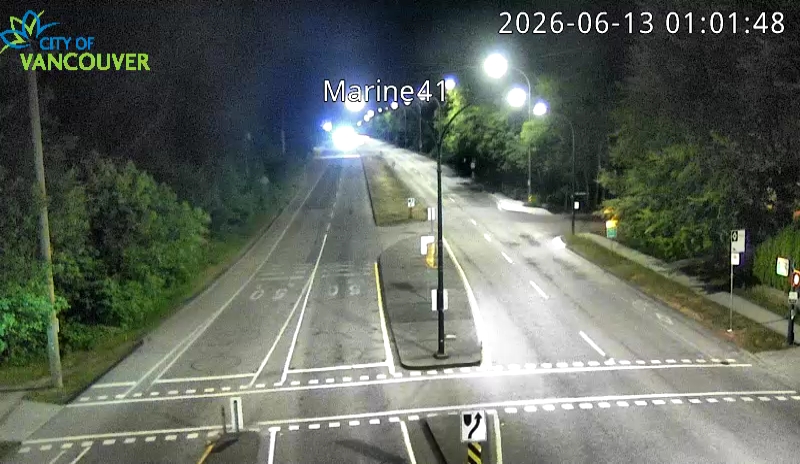 SW Marine Dr and W 41st Ave - West