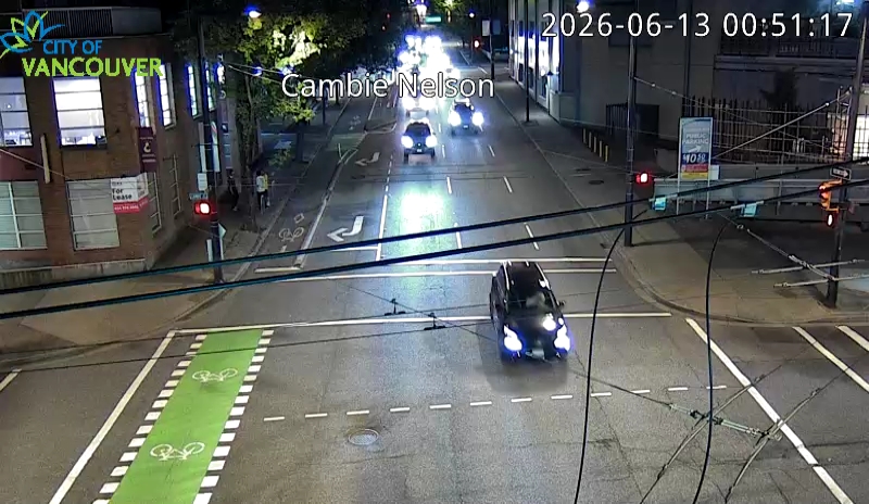 Cambie St & Nelson St - West
