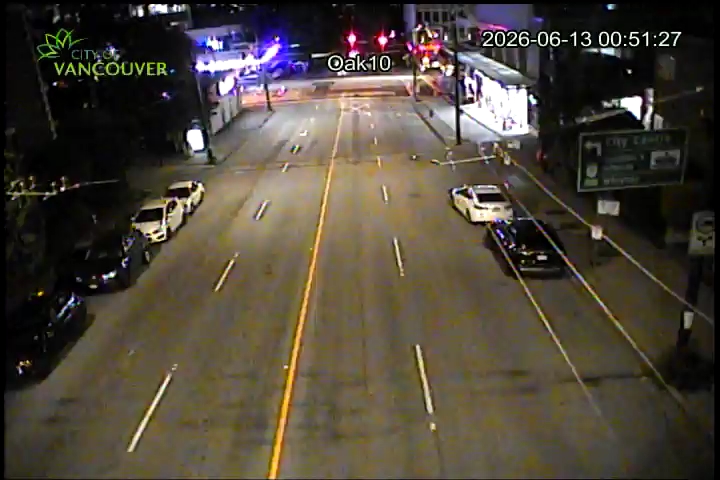 Oak St & W. 10th Ave - North