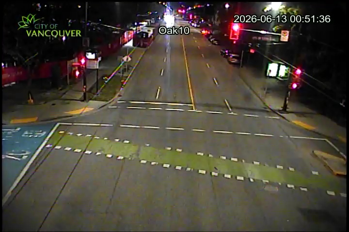 Oak St & W. 10th Ave - South