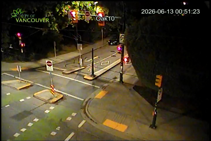 
Oak St & W. 10th Ave - West