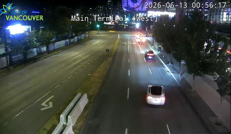 Main St & Terminal Ave - West