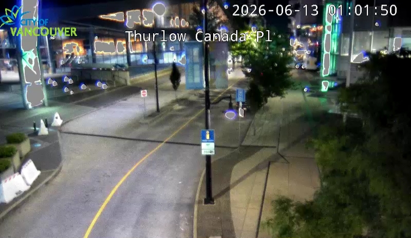 Thurlow St and Canada Place - East